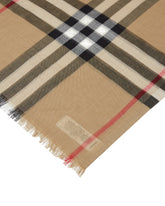 Giant Check Wool And Silk Scarf | PDP | dAgency