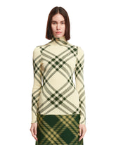 Yellow Check Sweater - BURBERRY | PLP | dAgency