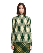 Multicolor Argyle Sweater - BURBERRY | PLP | dAgency