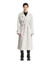 White Long B Silk Trench Coat - new arrivals women's clothing | PLP | dAgency