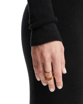 Gold Surma Ring - CHARLOTTE CHESNAIS WOMEN | PLP | dAgency
