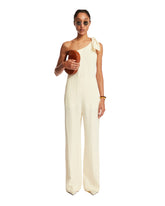 White Linen Jumpsuit - Women's clothing | PLP | dAgency