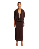 Brown Wrap Shirt Dress - new arrivals women's clothing | PLP | dAgency