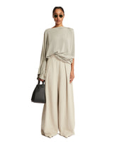 Gray Draped Silk Top - new arrivals women's clothing | PLP | dAgency