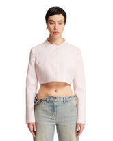 Pink Faux Collar Jacket - new arrivals women's clothing | PLP | dAgency