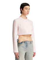 Pink Faux Collar Jacket | PDP | dAgency