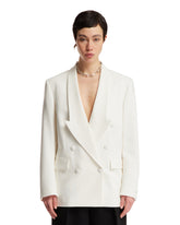 White Double-Breast Jacket - Women's jackets | PLP | dAgency