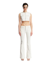 White Cropped Vest - new arrivals women's clothing | PLP | dAgency