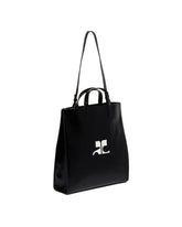 Black Eco Leather Tote - COURREGES | PLP | dAgency