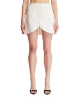 White Ellipse Mini Skirt - Women | PLP | dAgency