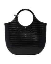 Black Holy Croco Large Bag - Women's shoulder bags | PLP | dAgency