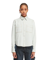 White Glenn Denim Shirt - Women's clothing | PLP | dAgency