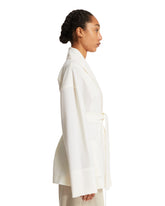 White Wool Relax Jacket | PDP | dAgency