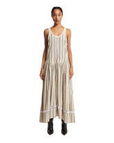 Beige Cotton Maxi Dress - DIOTIMA WOMEN | PLP | dAgency