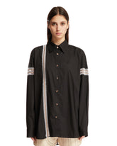 Black Winston Stitched Shirt - new arrivals women's clothing | PLP | dAgency