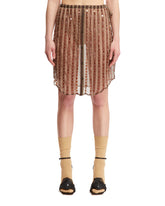 Green Striped Sequin Skirt - Women's skirts | PLP | dAgency