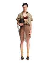 Green Striped Sequin Skirt - Women's skirts | PLP | dAgency