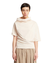 Beige Double Layered T-Shirt - Women's clothing | PLP | dAgency