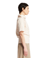 Beige Double Layered T-Shirt | PDP | dAgency