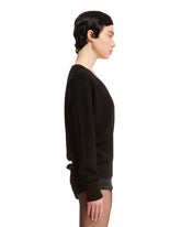 Black V-Neck Sweater | PDP | dAgency