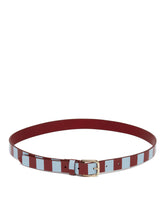 Red Striped Belt - DRIES VAN NOTEN | PLP | dAgency