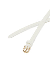 White Thin Belt - DRIES VAN NOTEN WOMEN | PLP | dAgency