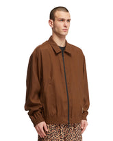 Brown Reversible Zipped Jacket | PDP | dAgency