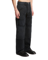 Black Paneled Jeans | PDP | dAgency