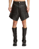 Black Leather Shorts - Men's clothing | PLP | dAgency