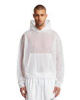 White Sheer Hoodie - New arrivals men's clothing | PLP | dAgency