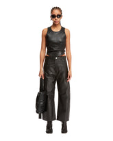 Black Leather Tank Top - Women's clothing | PLP | dAgency