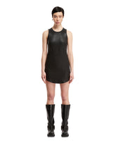 Black Leather Mini Dress - EZR WOMEN | PLP | dAgency