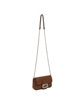 Brown Leather Baguette Mini Bag - Fendi women | PLP | dAgency