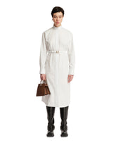 White Cotton Shirt Dress - FENDI | PLP | dAgency