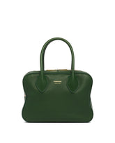 Green Leather Business Bag - FERRAGAMO WOMEN | PLP | dAgency
