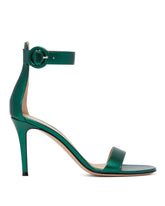 Green Portofino 85 Sandals - GIANVITO ROSSI WOMEN | PLP | dAgency