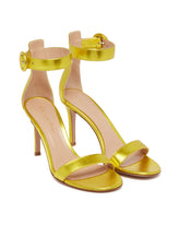 Yellow Portofino 85 Sandals - GIANVITO ROSSI WOMEN | PLP | dAgency