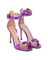 Purple Portofino 85 Sandals - GIANVITO ROSSI WOMEN | PLP | dAgency