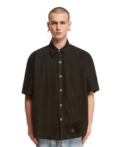 Black Short Sleeve Shirt - GREG LAUREN MEN | PLP | dAgency