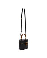 Black Mini Bamboo Shoulder Bag | PDP | dAgency