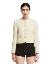 White Tweed Jacket - Women's clothing | PLP | dAgency