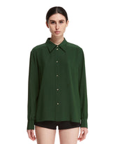 Green Silk Shirt - Women's clothing | PLP | dAgency