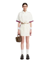 White Cotton Mini Skirt | PDP | dAgency