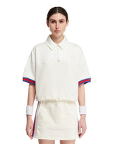White Jersey Polo Shirt - new arrivals women's clothing | PLP | dAgency
