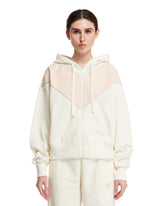 White Cotton Zip Sweatshirt - Gucci women | PLP | dAgency
