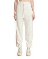 White Cotton GG Pants - new arrivals women's clothing | PLP | dAgency