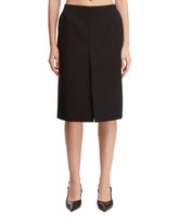 Black Wool Midi Skirt - Women's skirts | PLP | dAgency