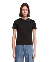Black Cotton Logo T-Shirt - Women's t-shirts | PLP | dAgency