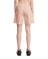 Pink Wool Shorts | PDP | dAgency