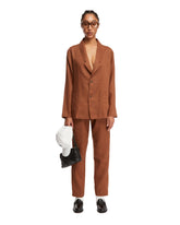 Light Brown Linen Blazer - Women's clothing | PLP | dAgency